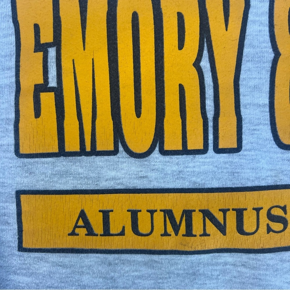 Vintage 80s - Collegiate Pacific - Emory & Henry College Crewneck Sweatshirt XL - Picture 3 of 7